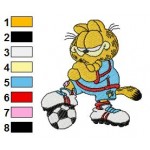 Garfield 32 Embroidery Design